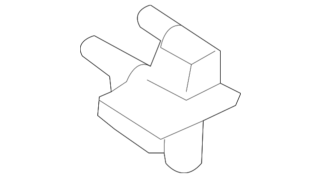 81693-3M000 FRONT HOSE CLIP, RIGHT