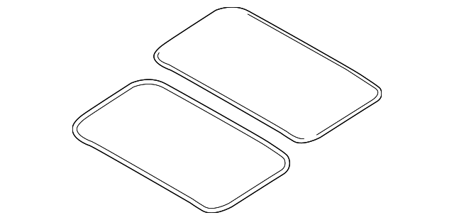 81610-1R000 SUNROOF GLASS