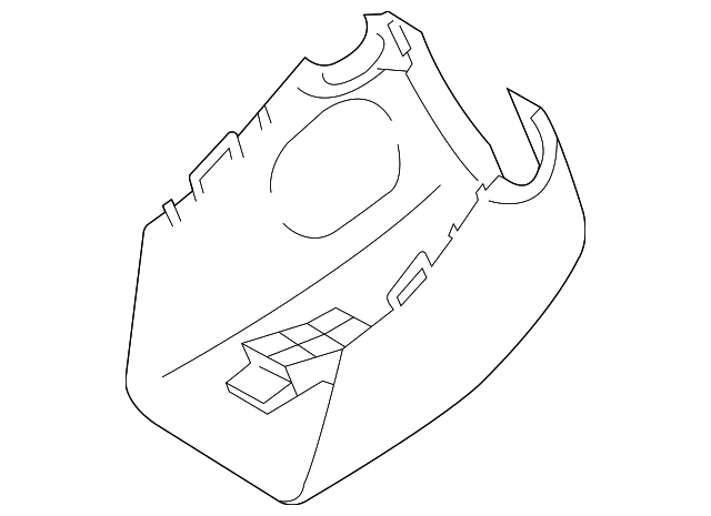 45287-60530-C0 Деталь LOWER CLMN COVER