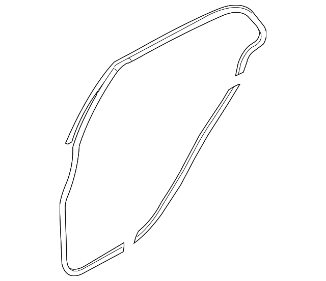 83140-2F000 DOOR W'STRIP, RIGHT