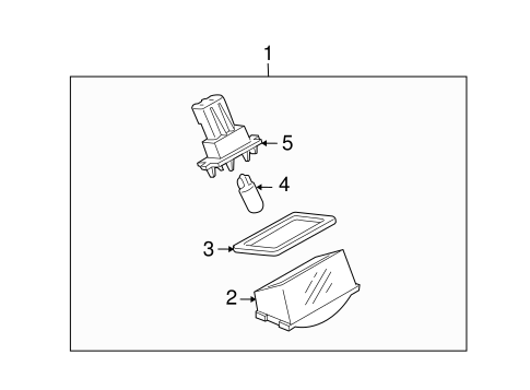 CX-9 LICENSE LAMPS