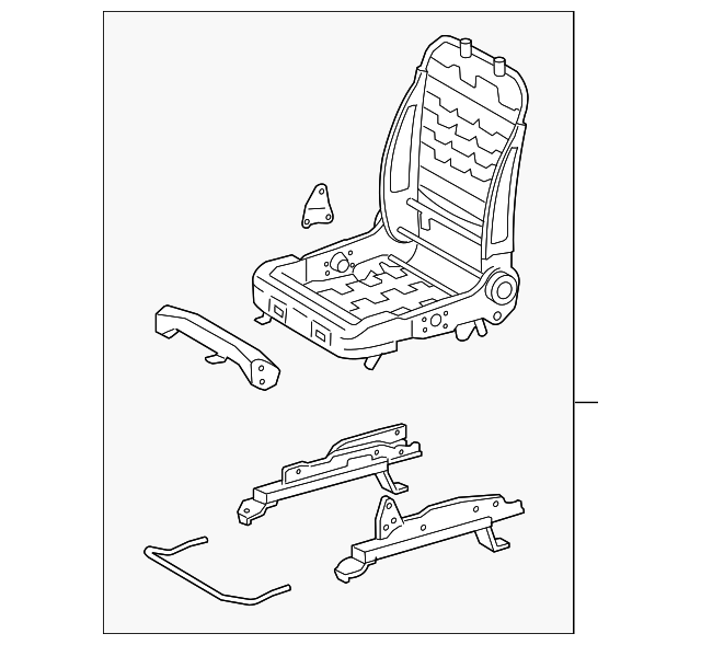 71120-42170 Деталь FRAME ASSY