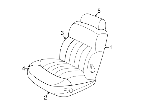 Intrepid FRONT SEAT COMPONENTS