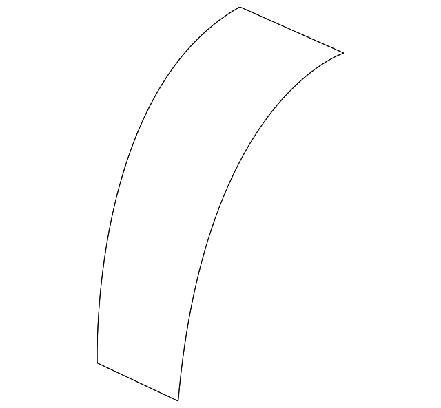 TC291D5AA Деталь SEAT BACK COVER, LEFT