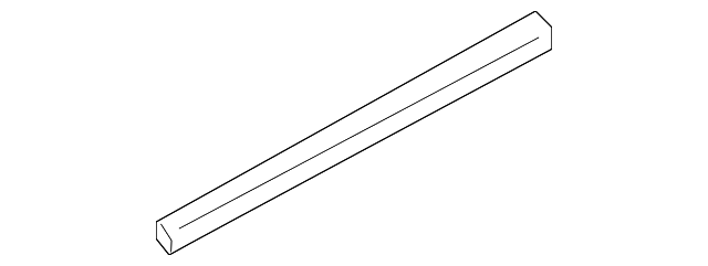 10363566 Деталь HOOD FRONT SEAL, LEFT