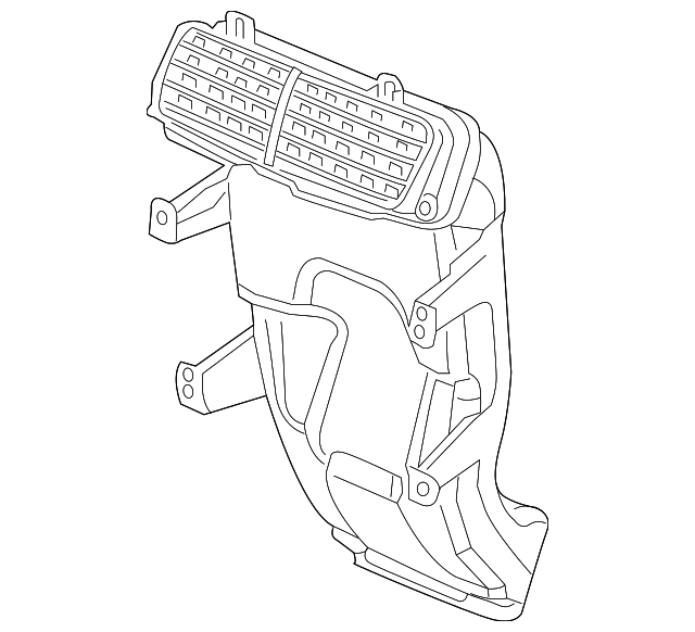 83417-TZ5-A01ZD Деталь OUTLET, RR. CONSOLE *NH690L* (PREMIUM BL