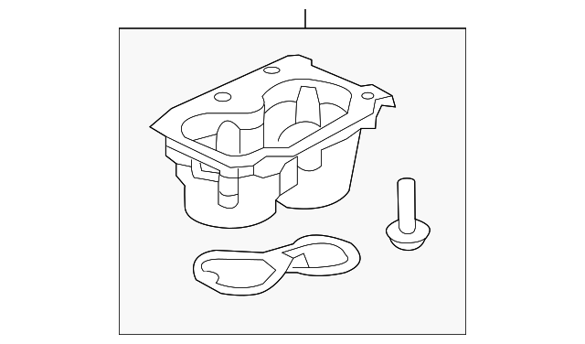 77284-TZ5-A01ZA Деталь HOLDER ASSY., CUP *NH690L* (PREMIUM BLAC