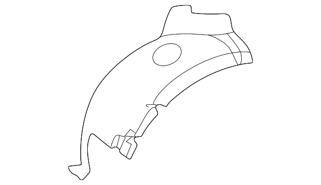 203-884-13-22 Деталь FENDER LINER, LEFT