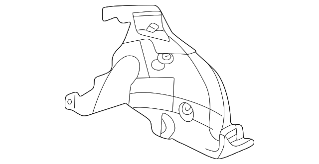 203-884-17-22 Деталь FENDER LINER, LEFT