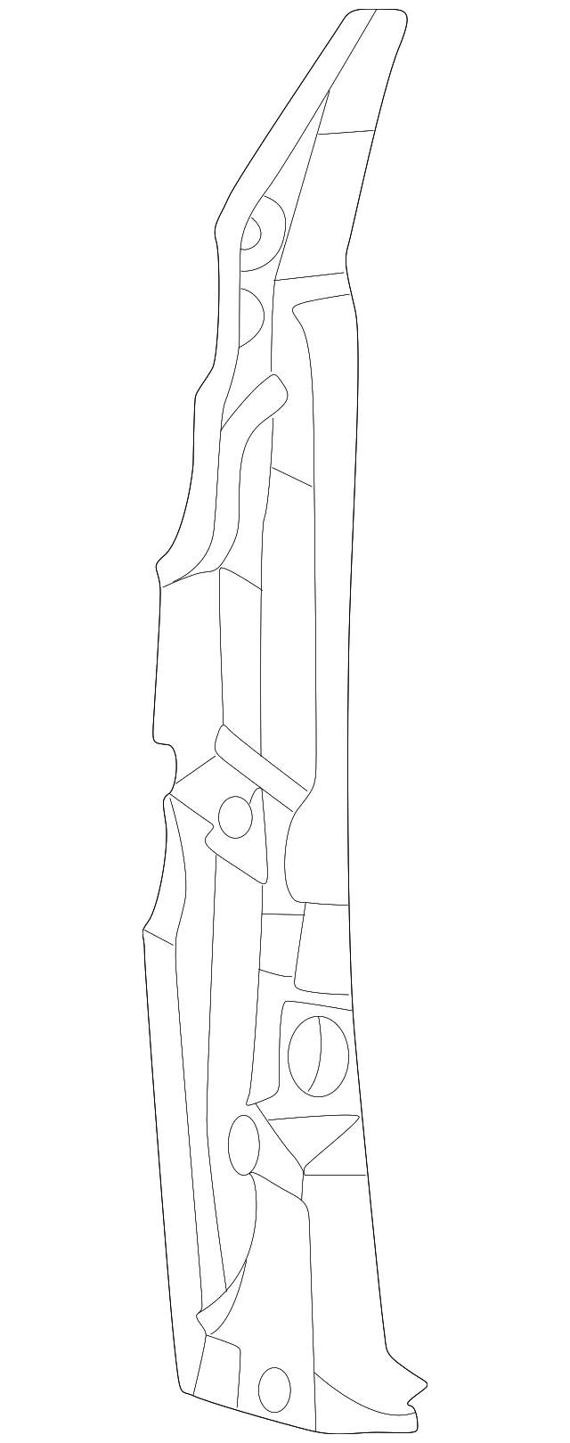 203-889-03-25 Деталь REAR COVER, LEFT