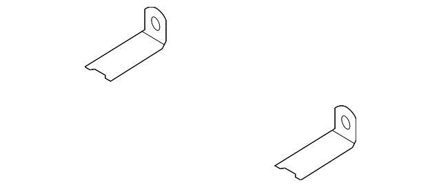 86518-2D500 SIDE BRACKET, RIGHT