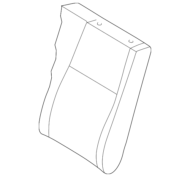 886201W305 Деталь SEAT BACK COVER