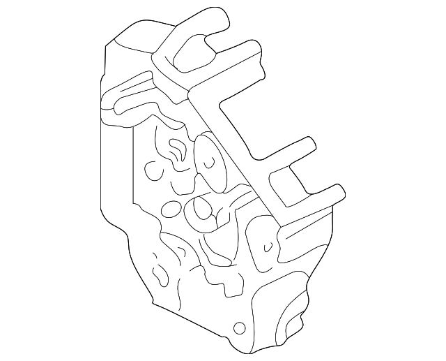 BJ0E61A04 Деталь CASE, LEFT
