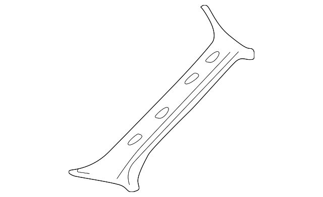 F81Z2503598AAA Деталь WINDSHIELD PILLAR TRIM, RIGHT
