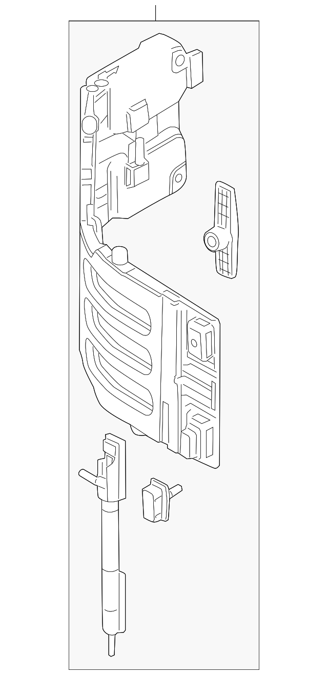 AL3Z-99286A40-B Деталь BED EXTENDER, LEFT