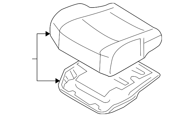 87300-5Z100 Деталь CUSHION ASSY, RIGHT