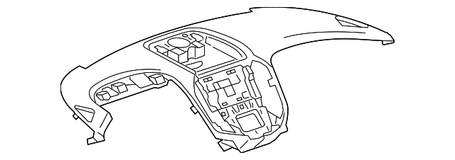 22854862 Деталь UPPER DASH PANEL