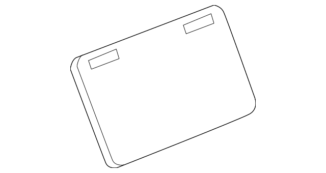15802012 Деталь STORAGE COVER, RIGHT