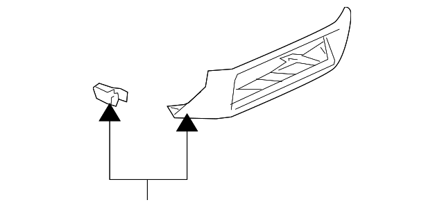 MR626799 Деталь SWITCH HOUSING, LEFT