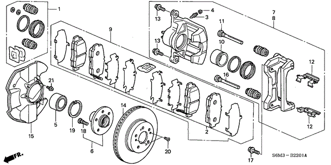 RSX FRONT BRAKE (TYPE-S)