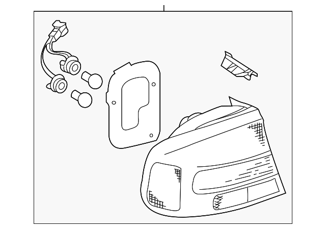 84201AE10B Деталь TAIL LAMP ASSY, RIGHT