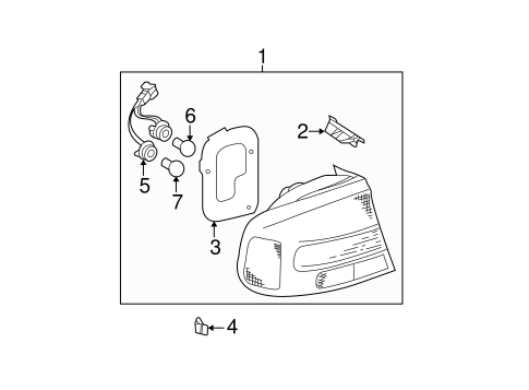 Outback TAIL LAMPS