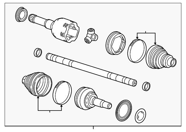 23374890 Деталь AXLE ASSY