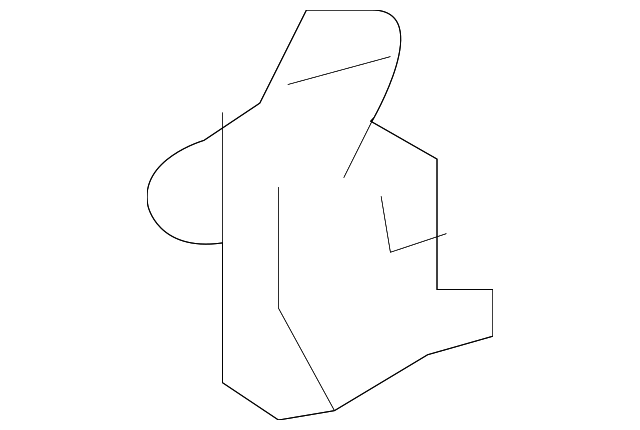 89687-06010 Деталь POWER REGULATOR LOWER BRACKET