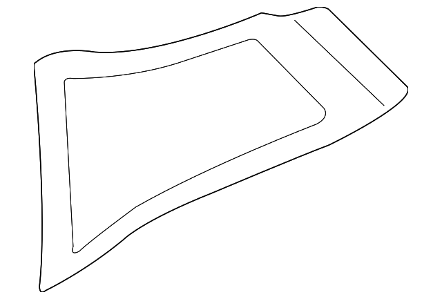 51-35-7-288-189 Деталь QUARTER GLASS, LEFT