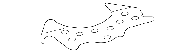 12316-0F010 Деталь LOWER BRACKET, LEFT