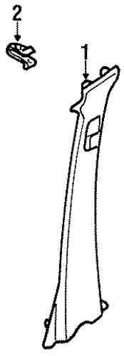 Q45 INTERIOR TRIM - PILLARS