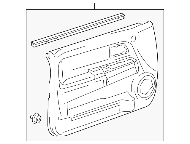 8159326940 Деталь DOOR TRIM PANEL, LEFT
