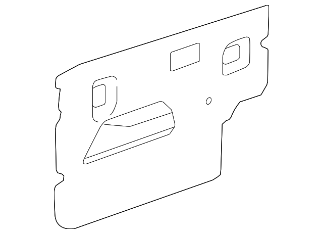 8151273740 Деталь WATER DEFLECTOR, LEFT