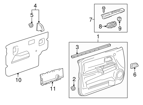 i-290 INTERIOR TRIM - FRONT DOOR 2