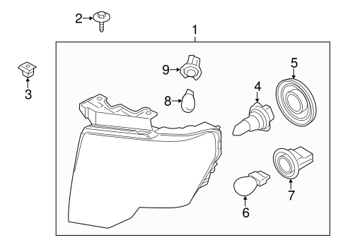 F-150 BULBS - CHASSIS
