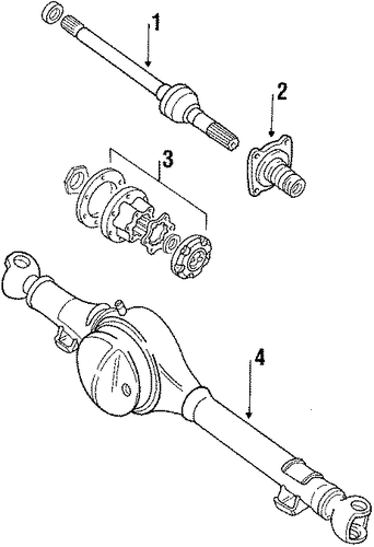 Samurai FRONT AXLE & CARRIER 2