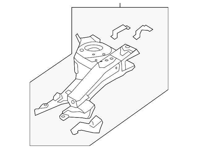 64510-3Y002 Деталь APRON ASSY, LEFT