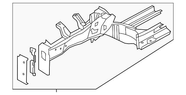 64606-3X000 Деталь RAIL ASSY, RIGHT