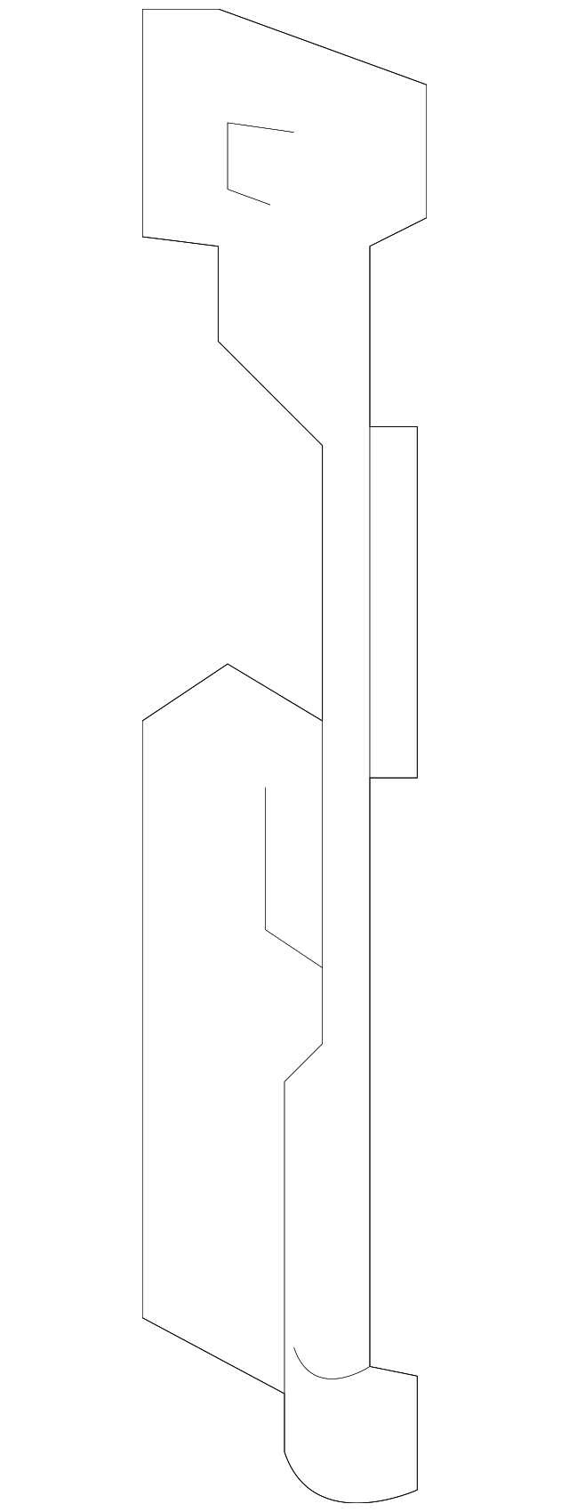 64635-3X000 Деталь GUSSET, LEFT