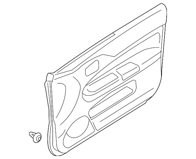 7221A830XA DOOR TRIM PANEL, RIGHT