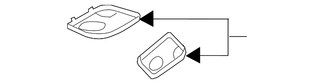 92812-3S050 Деталь MAP LAMP LENS, RIGHT