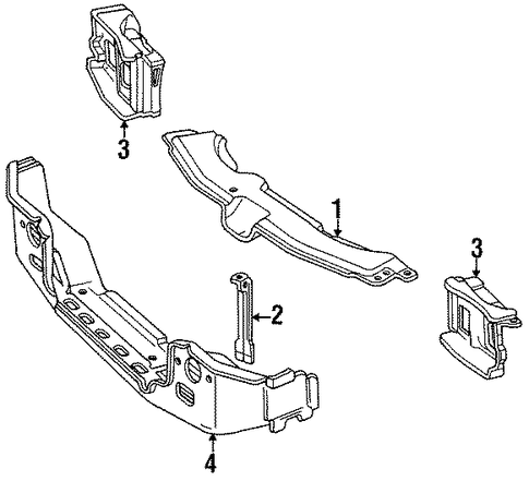 Monaco RADIATOR SUPPORT