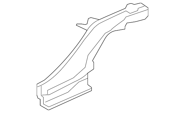 5253M580 Деталь REAR RAIL ASSY, RIGHT