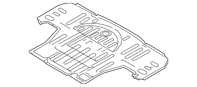 5251C974 Деталь REAR FLOOR PAN