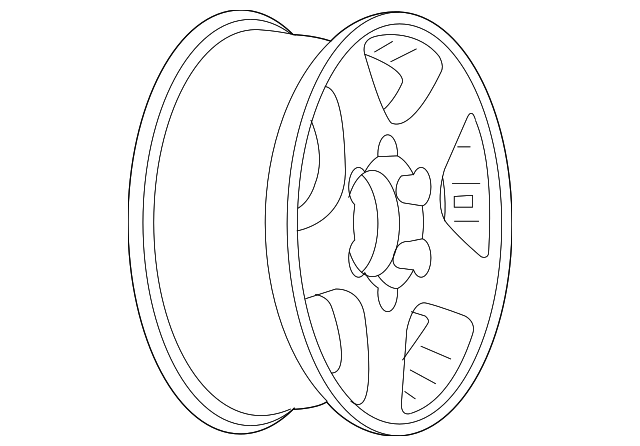 9595548 WHEEL, ALLOY