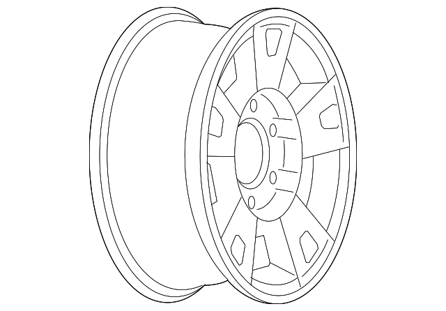 9593993 WHEEL, ALLOY