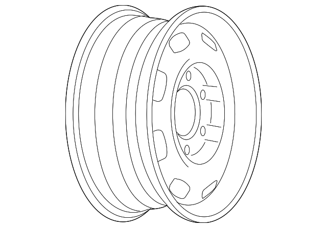 9597855 WHEEL, STEEL