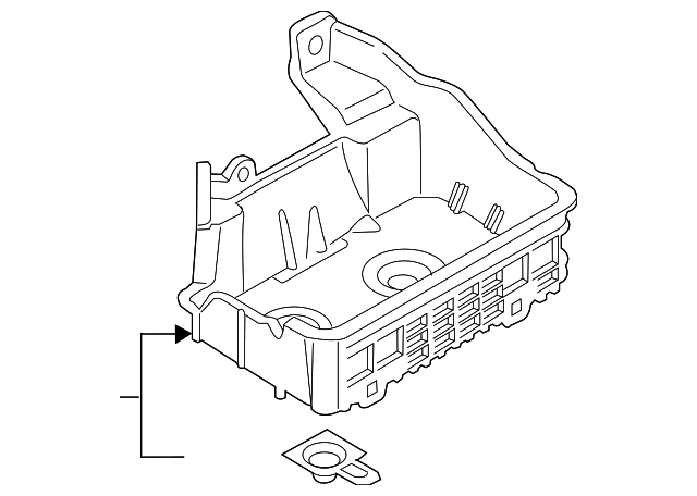 FL3Z-10732-A Деталь BATTERY TRAY