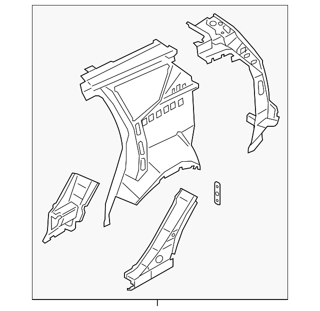 CJ5Z-7827864-A Деталь INNER PANEL ASSY, RIGHT