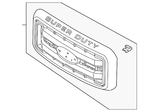 BC3Z-8200-G GRILLE